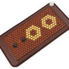 Mata Turmalinowa 50x100 cm z ceramiki turmalinu BROWN & YELLOW - 318 sztuk Turmalinu + 3 sexual - Super Jakość Ceramiki Turmalinu - Sprzedaż wyłącznie dla Firm w Hurcie przy zakupie minimum 4 sztuk cena za sztukę