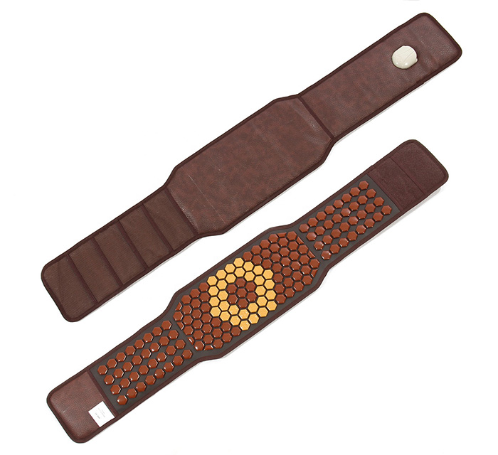 Pas Turmalinowy z ceramiki turmalinu Hexagon BROWN & YELLOW 25x140 cm - 149 sztuk Turmalinu - Sprzedaż wyłącznie dla Firm w Hurcie przy zakupie minimum 4 sztuk cena za sztukę