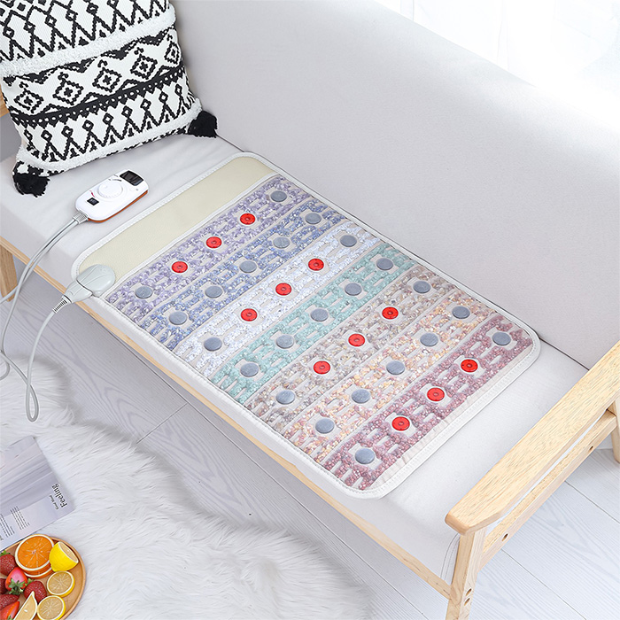 Mata Energy BIAN Czakra 7 Kamieni + Pemf + Photon 80x50 cm - Kamienie Szlachetne + Kamienie Bian + pole magnetyczne PEMF + funkcja PHOTON - Kolekcja 2022 - Sprzedaż wyłącznie dla Firm w Hurcie przy zakupie minimum 4 sztuk cena za sztukę