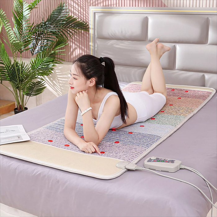 Mata Czakra RAINBOW PHOTON 7 Kamieni PEMF 80x190 cm - Kamienie Szlachetne - pole magnetyczne PEMF + funkcja PHOTON - Kolekcja 2025 - Gabinety Spa Reiki Yoga Dom - cena katalogowa 5990 złotych