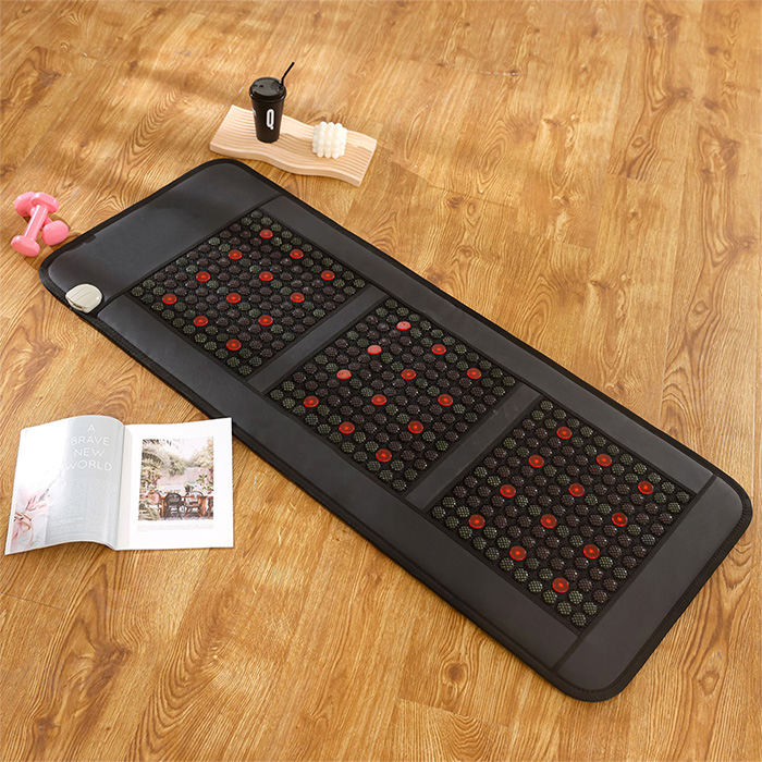 Mata Turmalinowa Nefrytowa MEDICAL SPA BLACK + Pemf + Photon 60x150cm - Niespotykane połączenie 2 Kamieni - pole magnetyczne PEMF - Sprzedaż wyłącznie dla Firm w Hurcie przy zakupie minimum 4 sztuk cena za sztukę