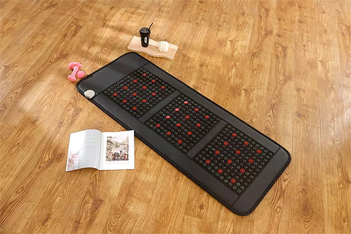 Mata Turmalinowa Nefrytowa MEDICAL SPA BLACK + Pemf + Photon 60x150cm - Niespotykane połączenie 2 Kamieni - pole magnetyczne PEMF - Sprzedaż wyłącznie dla Firm w Hurcie przy zakupie minimum 4 sztuk cena za sztukę