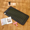 Mata BLACK PANTHER Turmalin + Ametyst 50x100 cm z funkcją PEMF - Kolekcja 2022 - Piękne niespotykane połączenie 2 kryształów Ametystu i Turmalinu - Sprzedaż wyłącznie dla Firm w Hurcie przy zakupie minimum 4 sztuk cena za sztukę