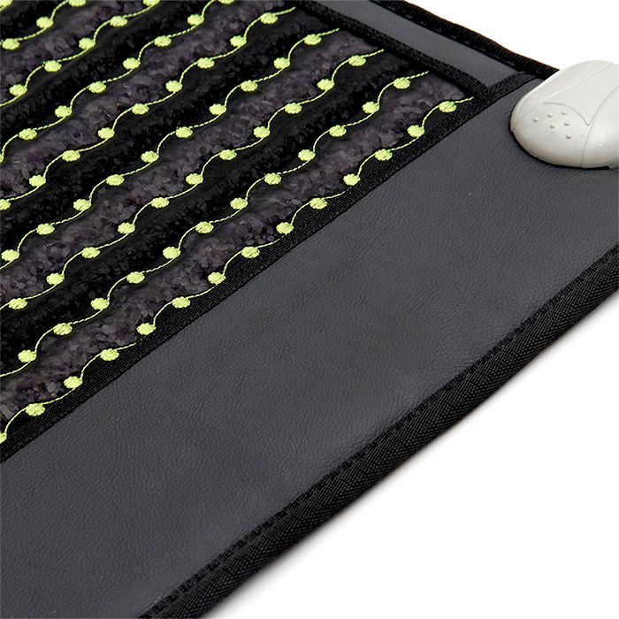 Mata BLACK PANTHER Turmalin + Ametyst 50x100 cm z funkcją PEMF - Kolekcja 2022 - Piękne niespotykane połączenie 2 kryształów Ametystu i Turmalinu - Sprzedaż wyłącznie dla Firm w Hurcie przy zakupie minimum 4 sztuk cena za sztukę