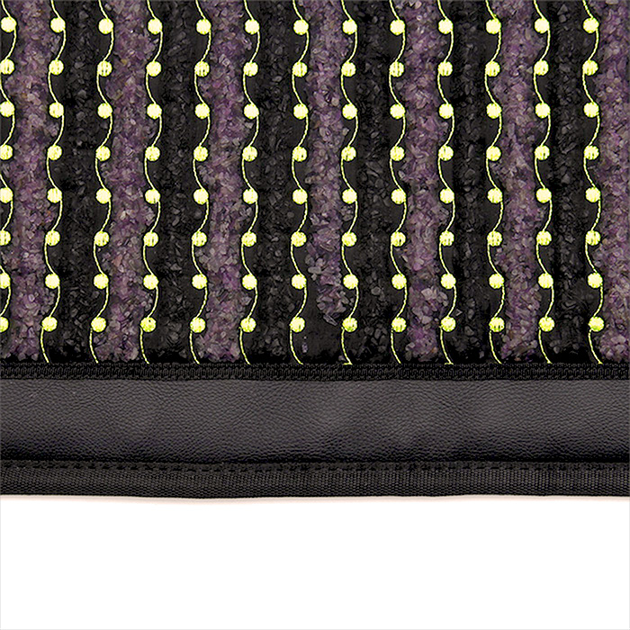 Mata BLACK PANTHER Turmalin + Ametyst 50x100 cm z funkcją PEMF - Kolekcja 2022 - Piękne niespotykane połączenie 2 kryształów Ametystu i Turmalinu - Sprzedaż wyłącznie dla Firm w Hurcie przy zakupie minimum 4 sztuk cena za sztukę