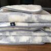 KOŁDRA Z WEŁNY ALPAKI TRIANGOLI + KASZMIR CARO 200x200