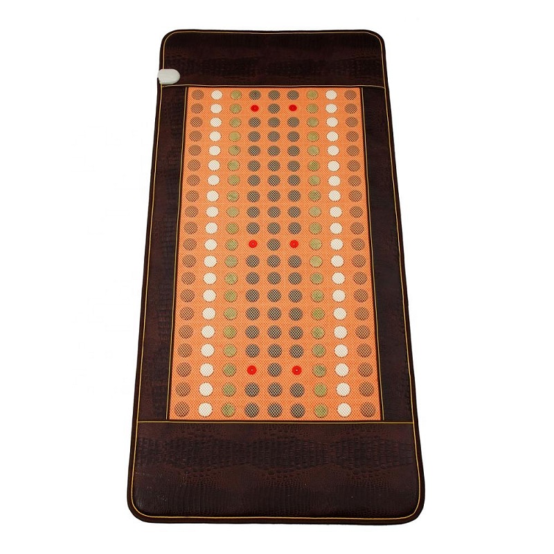 Mata 4 Kamieni BROWN SPA PEMF Bian+Nefryt+Turmalin Brown+Turmalin White+Foton 90x190 cm - Niespotykane połączenie 4 Kamieni - pole magnetyczne PEMF - Sprzedaż wyłącznie dla Firm w Hurcie przy zakupie minimum 4 sztuk cena za sztukę