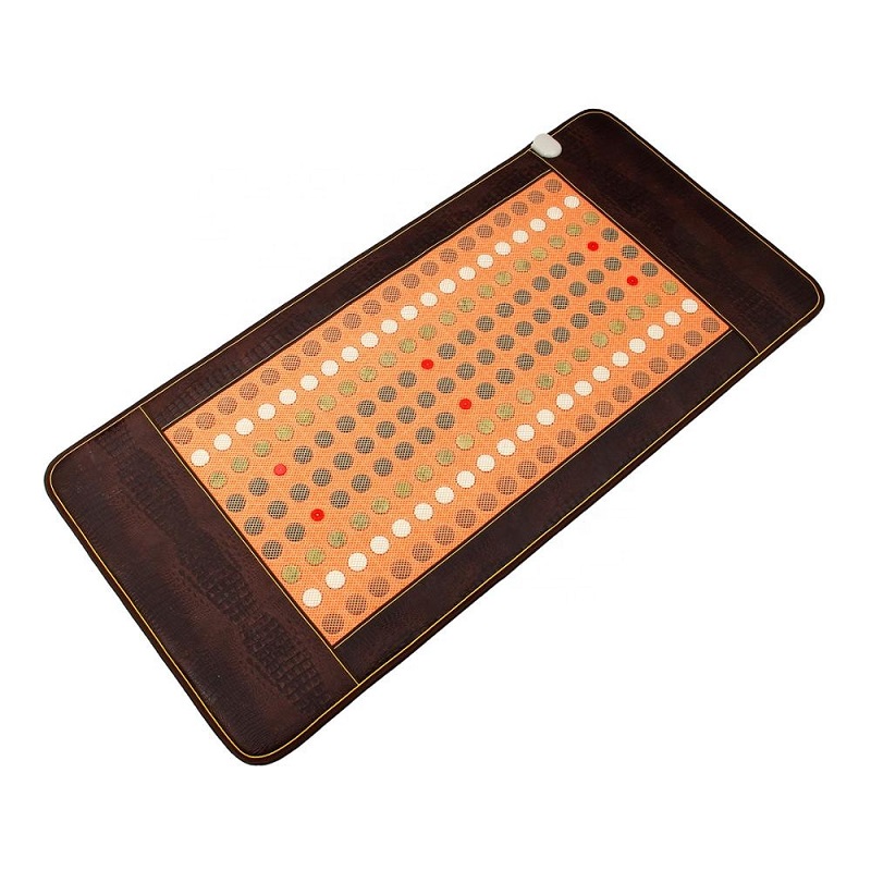 Mata 4 Kamieni BROWN SPA PEMF Bian+Nefryt+Turmalin Brown+Turmalin White+Foton 90x190 cm - Niespotykane połączenie 4 Kamieni - pole magnetyczne PEMF - Sprzedaż wyłącznie dla Firm w Hurcie przy zakupie minimum 4 sztuk cena za sztukę