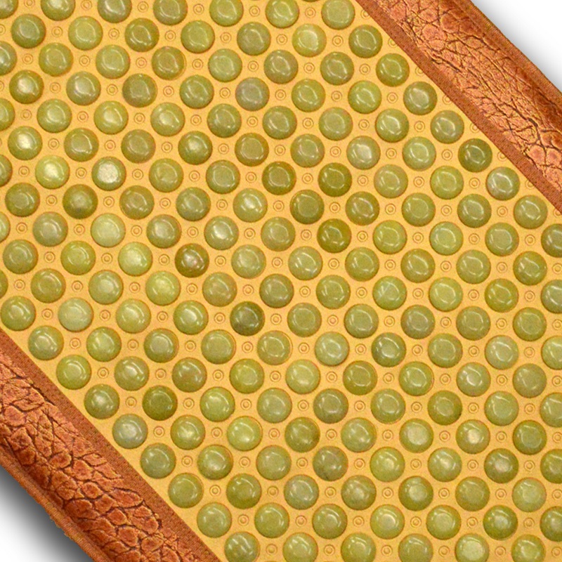Mata Nefrytowa Orange Yellow Luxury Technology Korea 50x85 cm - 264 Kamieni Nefrytu - Sprzedaż wyłącznie dla Firm w Hurcie przy zakupie minimum 4 sztuk cena za sztukę