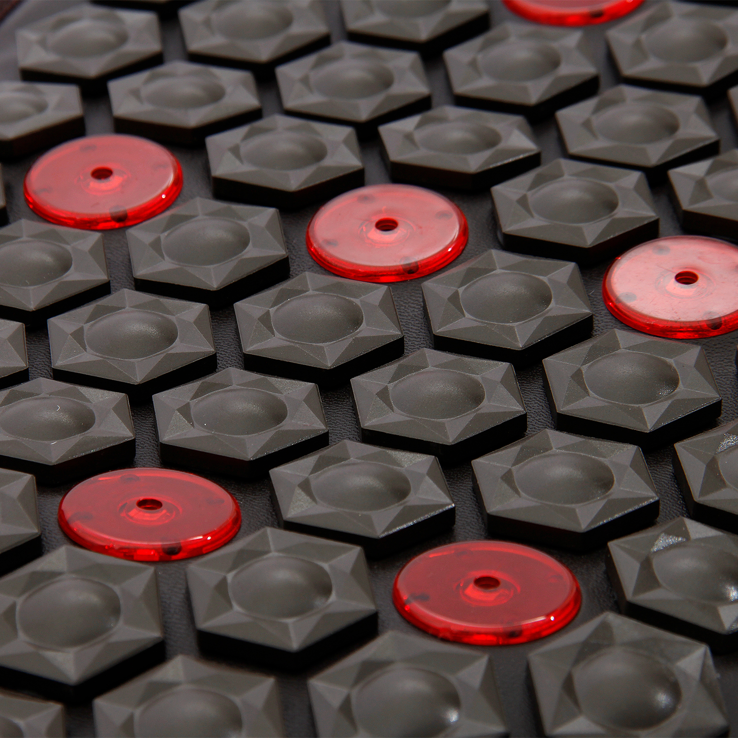 Pas Turmalin z Fotonem z ceramiki turmalinowej Hexagon CERAMIC FOTON 1 25x140 cm - 130 sztuk Turmalinu + 12 Photon - Sprzedaż wyłącznie dla Firm w Hurcie przy zakupie minimum 4 sztuk cena za sztukę