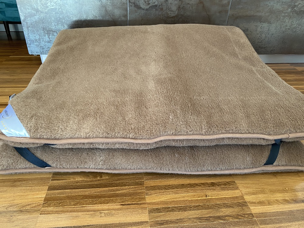 MATERAC Z WEŁNY WIELBŁĄDZIEJ CAMEL CIEMNY KRÓLEWSKI 180x200