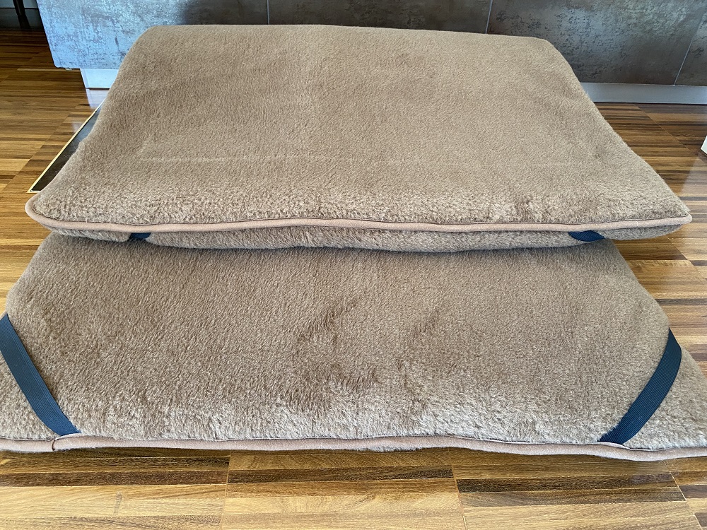 MATERAC Z WEŁNY WIELBŁĄDZIEJ CAMEL CIEMNY KRÓLEWSKI 180x200