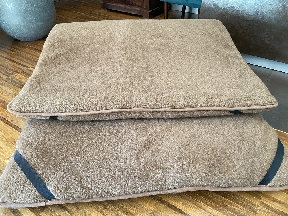 MATERAC Z WEŁNY WIELBŁĄDZIEJ CAMEL CIEMNY KRÓLEWSKI 180x200