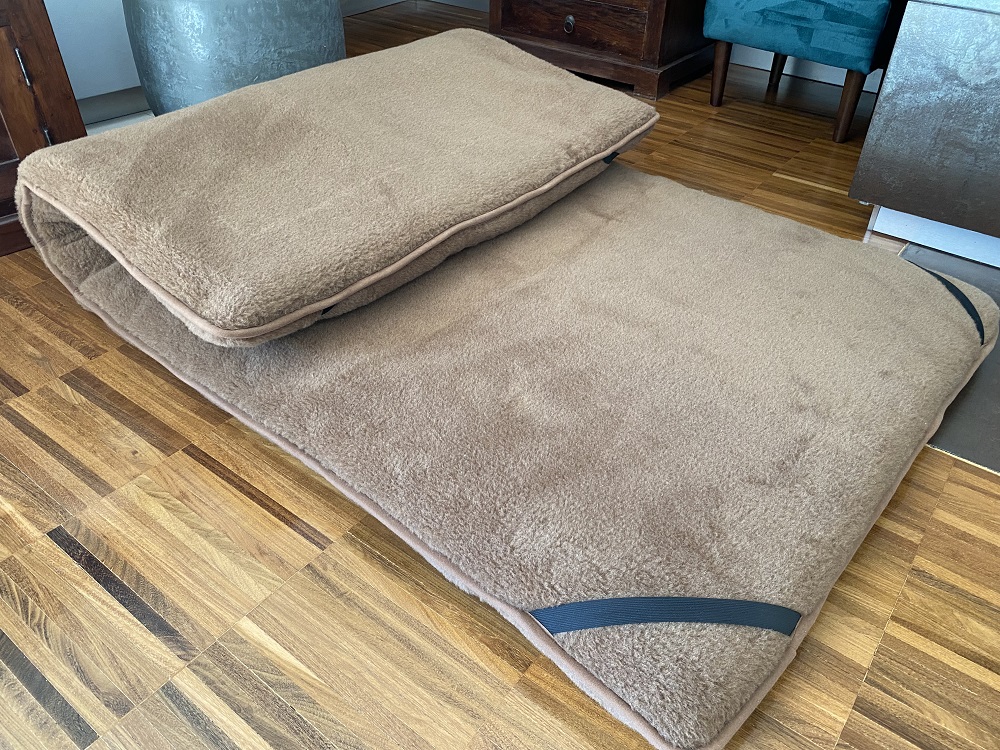 MATERAC Z WEŁNY WIELBŁĄDZIEJ CAMEL CIEMNY KRÓLEWSKI 180x200