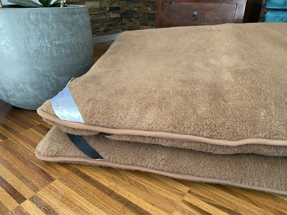 MATERAC Z WEŁNY WIELBŁĄDZIEJ CAMEL CIEMNY KRÓLEWSKI 180x200