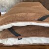 MATERAC Z WEŁNY CAMEL CIEMNY + KASZMIR CARO MEGA GRUBY 180x200