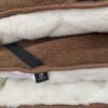 MATERAC Z WEŁNY CAMEL CIEMNY + KASZMIR CARO MEGA GRUBY 180x200