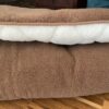 MATERAC Z WEŁNY CAMEL CIEMNY + KASZMIR CARO MEGA GRUBY 180x200