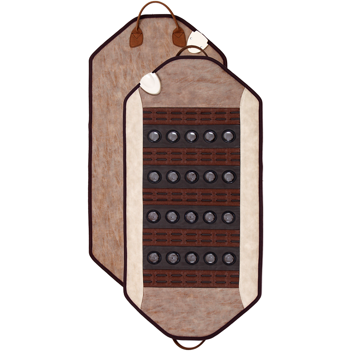 Mata Turmalinowa MAIFAN NANO 92x45 cm - Kolekcja 2022 - Kuleczki Turmalinu + Kamienie Maifan - Luksusowy Zamszowy Materiał - Sprzedaż wyłącznie dla Firm w Hurcie przy zakupie minimum 20 sztuk cena za sztukę