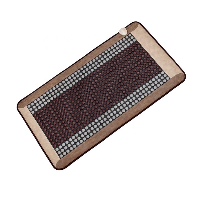 Mata Turmanium NOBLE NANO Turmalin & Turmanium + PEMF 55x120 cm - Kolekcja 2025 - 578 sztuk Turmalinu + Turmanium - pole magnetyczne PEMF - Nowy Zamszowy Design