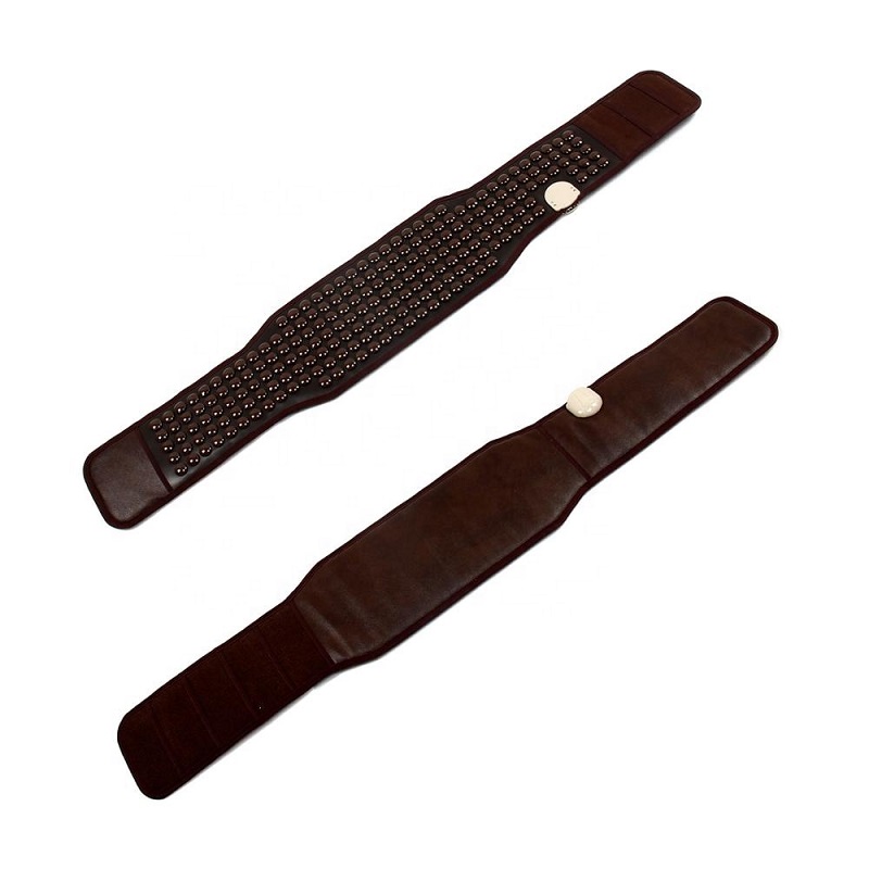 Pas Turmalinowy z ceramiki turmalinu BROWN NANO 140x25 cm - 151 sztuk Turmalinu - cena katalogowa 2580 złotych