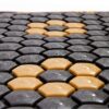 Pas Turmalinowy z ceramiki turmalinu Hexagon KAINOS 25x140 cm - 149 sztuk Turmalinu - Sprzedaż wyłącznie dla Firm w Hurcie przy zakupie minimum 4 sztuk cena za sztukę