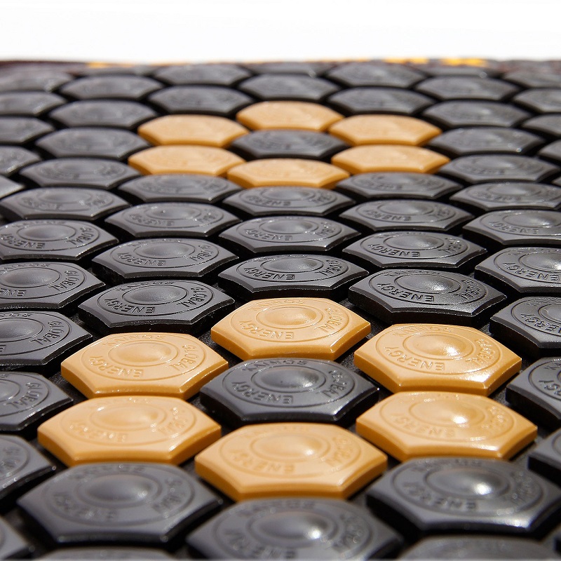 Pas Turmalinowy z ceramiki turmalinu Hexagon KAINOS 25x140 cm - 149 sztuk Turmalinu - Sprzedaż wyłącznie dla Firm w Hurcie przy zakupie minimum 4 sztuk cena za sztukę