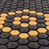 Pas Turmalinowy z ceramiki turmalinu Hexagon KAINOS 25x140 cm - 149 sztuk Turmalinu - Sprzedaż wyłącznie dla Firm w Hurcie przy zakupie minimum 4 sztuk cena za sztukę