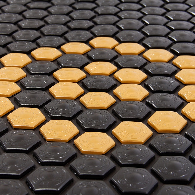 Pas Turmalinowy z ceramiki turmalinu Hexagon KAINOS 25x140 cm - 149 sztuk Turmalinu - Sprzedaż wyłącznie dla Firm w Hurcie przy zakupie minimum 4 sztuk cena za sztukę