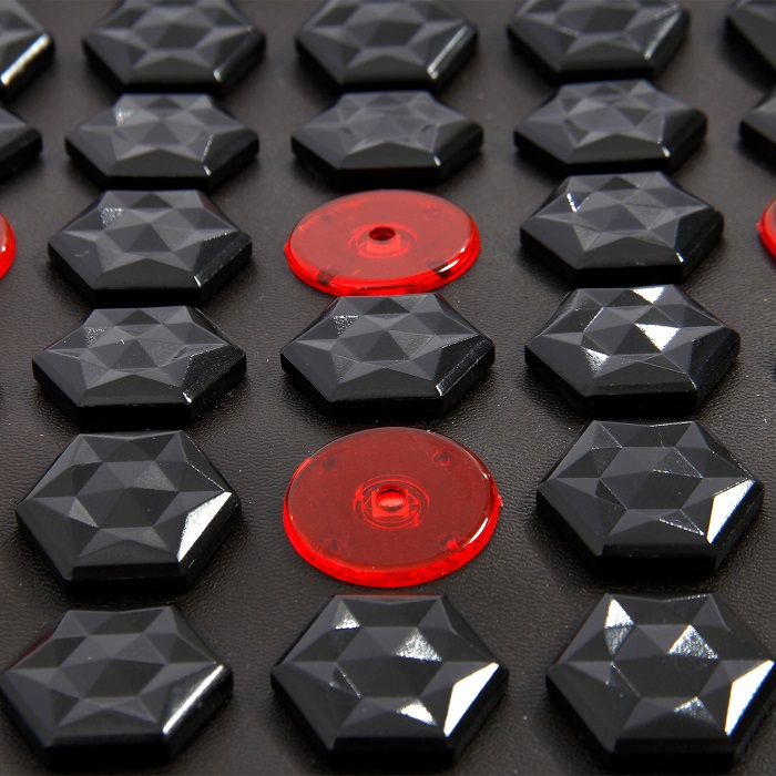 Pas Turmalin z Fotonem z ceramiki turmalinu Hexagon BLACK FOTON 25x140 cm - 150 sztuk Turmalinu + 12 Photon - Sprzedaż wyłącznie dla Firm w Hurcie przy zakupie minimum 4 sztuk cena za sztukę