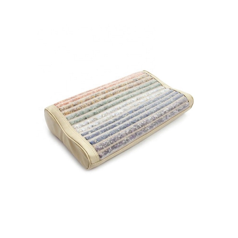 Poduszka Energetyczna 7 Kamieni Czakra RAINBOW CRYSTAL 50x30x10 cm - Kamienie Szlachetne - wypełnianie pianka leniwa visco - Kolekcja 2022 - Gabinety Spa Reiki Yoga Dom - Cena Katalogowa 980 złotych