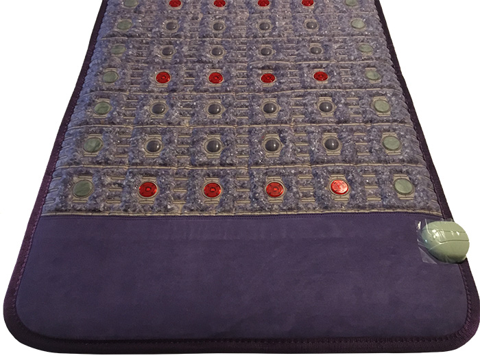 Mata Ametyst + Nefryt + Turmalin + Foton + Pemf VIOLET SPA 72x186 cm - Kolekcja 2025 - dodatkowo pole magnetyczne PEMF + PHOTON - Designerskie wydanie - Piękny Luksusowy Zamsz - Cena Katalogowa 5780 złotych