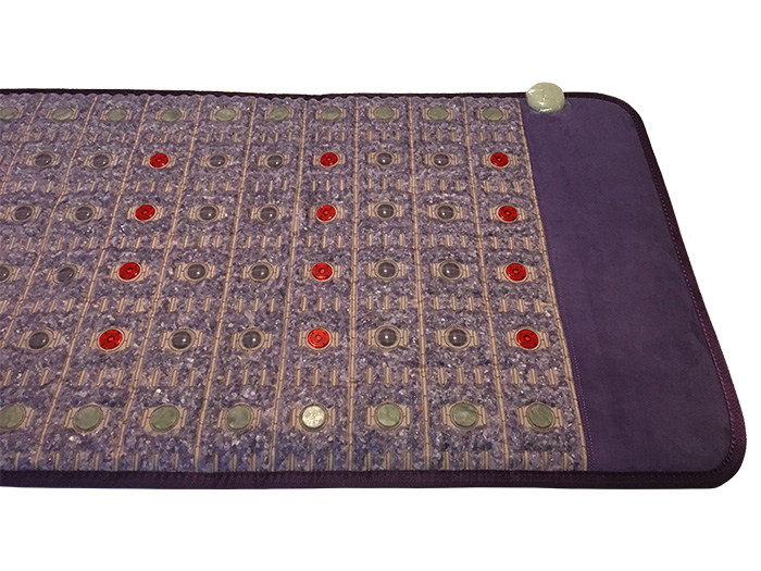 Mata Ametyst + Nefryt + Turmalin + Foton + Pemf VIOLET SPA 72x186 cm - Kolekcja 2025 - dodatkowo pole magnetyczne PEMF + PHOTON - Designerskie wydanie - Piękny Luksusowy Zamsz - Cena Katalogowa 5780 złotych