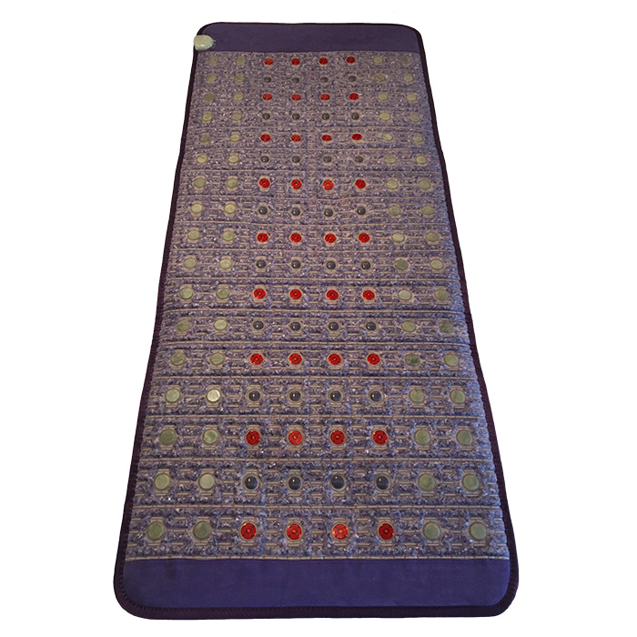 Mata Ametyst + Nefryt + Turmalin + Foton + Pemf VIOLET SPA 80x190 cm - Kolekcja 2025 - dodatkowo pole magnetyczne PEMF + PHOTON - Designerskie wydanie - Piękny Luksusowy Zamsz - Cena Katalogowa 5980 złotych