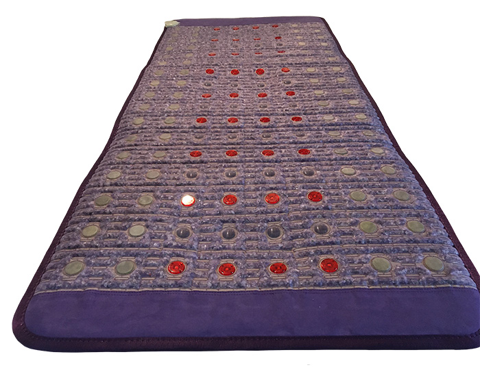Mata Ametyst + Nefryt + Turmalin + Foton + Pemf VIOLET SPA 80x190 cm - Kolekcja 2025 - dodatkowo pole magnetyczne PEMF + PHOTON - Designerskie wydanie - Piękny Luksusowy Zamsz - Cena Katalogowa 5980 złotych