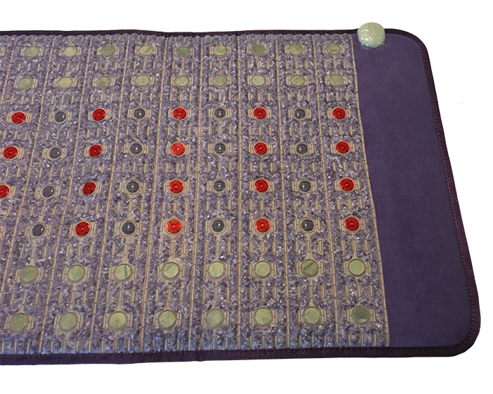 Mata Ametyst + Nefryt + Turmalin + Foton + Pemf VIOLET SPA 80x190 cm - Kolekcja 2025 - dodatkowo pole magnetyczne PEMF + PHOTON - Designerskie wydanie - Piękny Luksusowy Zamsz - Cena Katalogowa 5980 złotych
