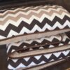1 POŚCIEL Z WEŁNY CAMEL CAPPUCCINO PASY 140x200