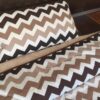 43 POŚCIEL Z WEŁNY CAMEL CAPPUCCINO PASY 140x200