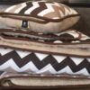 7 POŚCIEL Z WEŁNY CAMEL CAPPUCCINO PASY 140x200