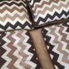 POŚCIEL Z WEŁNY CAMEL CAPPUCCINO PASY 200x200