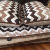 POŚCIEL Z WEŁNY CAMEL CAPPUCCINO PASY 200x200