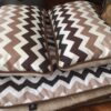 POŚCIEL Z WEŁNY CAMEL CAPPUCCINO PASY 200x200