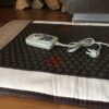 Mata Turmalinowa NOBLE Hexagon 80x190 cm - Kolekcja 2025 - 902 sztuki Turmalinu - Super Jakość Ceramiki Turmalinowej - Luksusowy Zamszowy Materiał - Cena Katalogowa 4890 złotych