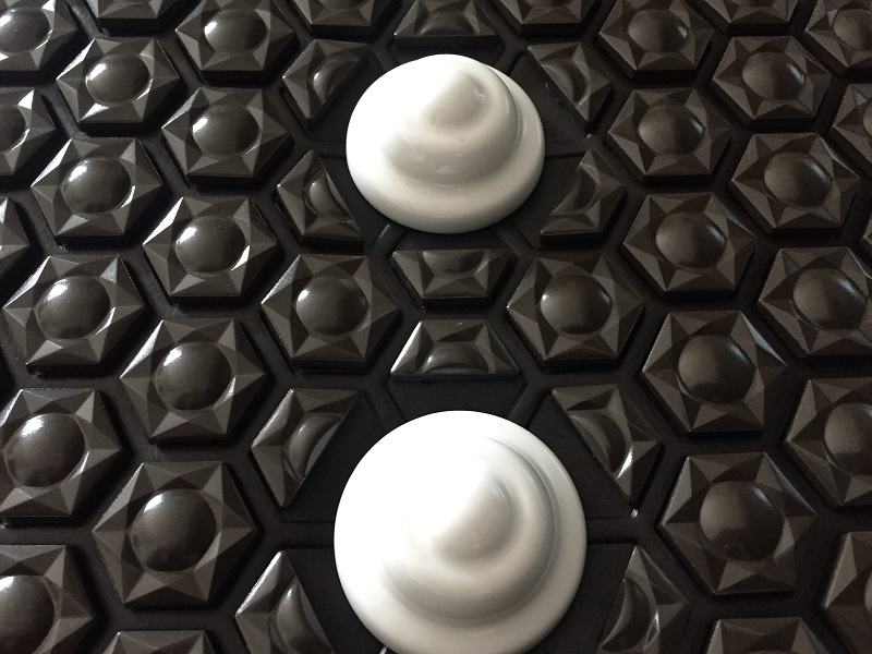 Mata Turmalinowa NOBLE Hexagon 80x190 cm - Kolekcja 2025 - 902 sztuki Turmalinu - Super Jakość Ceramiki Turmalinowej - Luksusowy Zamszowy Materiał - Cena Katalogowa 4890 złotych