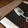 Mata Turmalinowa NOBLE Hexagon 80x190 cm - Kolekcja 2025 - 902 sztuki Turmalinu - Super Jakość Ceramiki Turmalinowej - Luksusowy Zamszowy Materiał - Cena Katalogowa 4890 złotych
