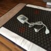 Mata Turmalinowa NOBLE Hexagon 80x190 cm - Kolekcja 2025 - 902 sztuki Turmalinu - Super Jakość Ceramiki Turmalinowej - Luksusowy Zamszowy Materiał - Cena Katalogowa 4890 złotych