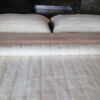 POŚCIEL Z WEŁNY KASZMIR LUX PASY + CAMEL JASNY 240X200 + PODKŁAD