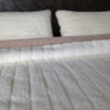 POŚCIEL Z WEŁNY KASZMIR LUX PASY + CAMEL JASNY 240X200 + PODKŁAD