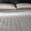 POŚCIEL Z WEŁNY KASZMIR LUX PASY + CAMEL JASNY 240X200 + PODKŁAD