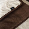 9 KOŁDRA Z WEŁNY CAMEL CIEMNY + KASZMIR RÓŻA 160x200